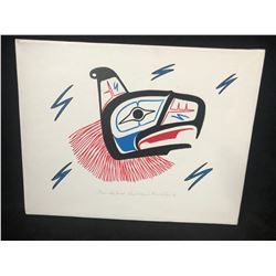 16 X 20 ORIGINAL ART ON CANVAS "THUNDERBIRD" BY STEPHANIE KEWISTEP