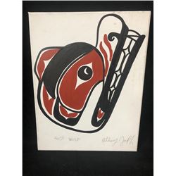 16 X 20 ORIGINAL ART ON CANVAS "THE WOLF" BY ANDY JOSEPH