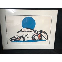 20 X 24 FRAMED LIMITED EDITION PRINT SIGNED BY ROBERT SEBASTIAN