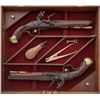 Image 2 : Pr. British Pattern 1759 Eliott's Lt. Dragoon Flintlock Pistols