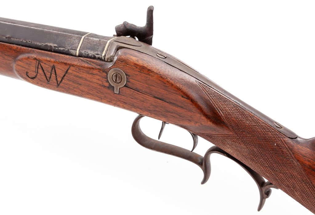 H.E. Dimick Percussion Halfstock Plains Rifle