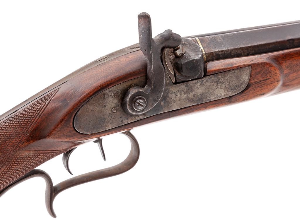 H.E. Dimick Percussion Halfstock Plains Rifle