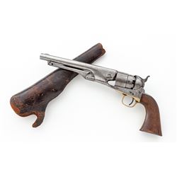 Colt 1860 Civilian Army Perc. Revolver, w/holster