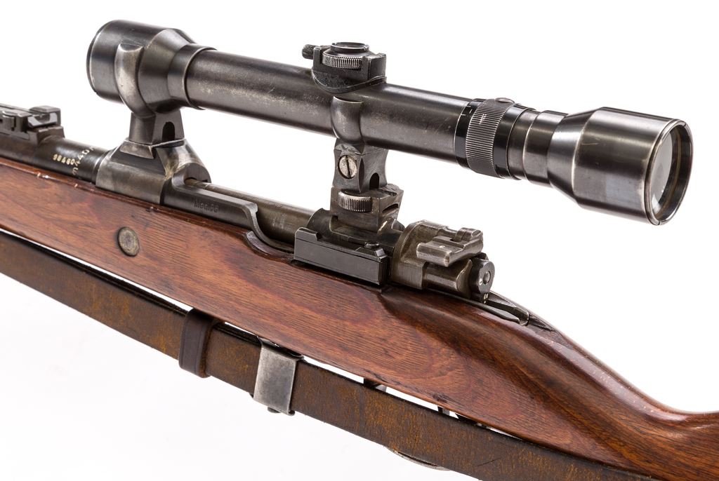 WWII Mauser 98k Double Claw Sniper Rifle wwii-mauser-98k-double-claw-sniper-rifle