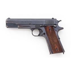 English Proofed Colt Gov't Model Semi-Automatic Pistol