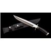 Image 1 : Custom Bowie Knife, by Bob Lay, with sheath
