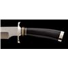 Image 3 : Custom Bowie Knife, by Bob Lay, with sheath