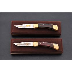 Lot of 2 Ltd. Ed. Buck 110 Knives