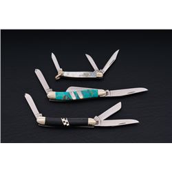 Lot of 3 Ltd. Ed. Case Stockman Knives