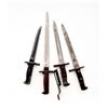 Image 3 : Lot of 4 Bayonets and 2 Scabbards