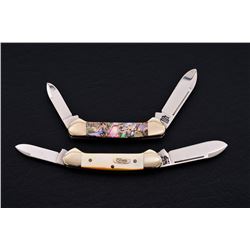 Lot of 2 Case Mother of Pearl Knives