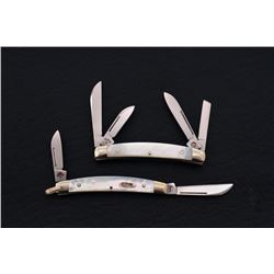 Lot of 2 Case Mother of Pearl ''Congress'' Knives