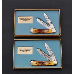 Lot of 2 Case Knives ''Am. Hero Series'' Knives