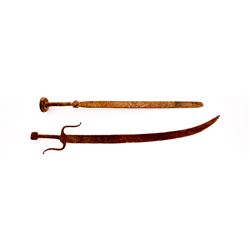Lot of Two (2) Ground Dug Swords
