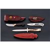 Image 2 : Lot of 3 Custom Fixed Blade Knives