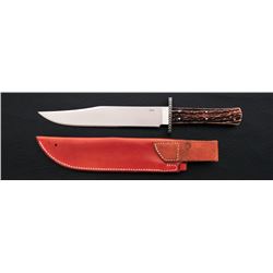 Custom Bowie Knife, marked Sweet