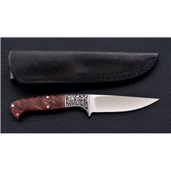 Custom Fixed Blade Knife, by Robert Crowder