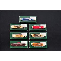 Lot of 7 New-in-the-Box Case Trapper Knives