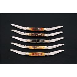 Lot of 5 New-in-the-Box Case Muskrat Knives