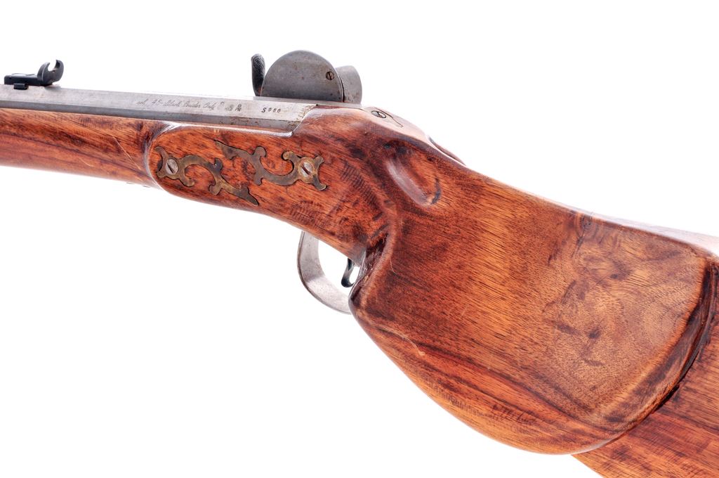 Modern Reverse Action Schuetzen Perc. Rifle