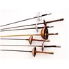 Image 2 : Lot of 7 Fencing Swords and Wire Face Guard