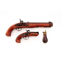 Lot of Two (2) Spanish Jukar Percussion Pistols