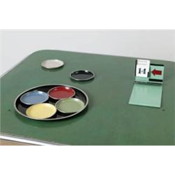 TRAY AND COASTER SET, 1930S