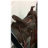 Image 3 : Antique 14 1/2''  Loop Seat Saddle With Bull-nosed