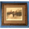 Image 1 : Curtis Framed Print. Going To Camp Apsaroke