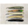 Image 1 : Collection Of 5 Rare Fancy Handle Straight Razors