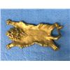 Bronze Tray In Shape Of Lion Rug