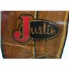 Image 2 : Rare Metal Advertising Sign. In Shape Of Boot