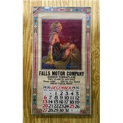 Hudson Terraplane Auto Greatfalls, Mt Calendar