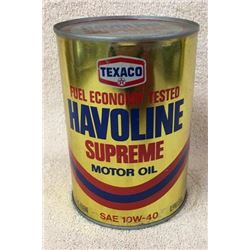 Havoline Quart Oil Can