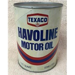 Havoline Quart Oil Can