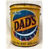 Image 2 : Rare Dad's Root Beer 5 Gallon Tin Bucket