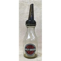 Harley Davidson Motor Cycles Quart Oil Bottle