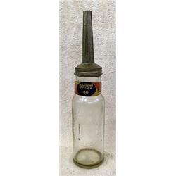 Standard Oil Company Glass Quart Oil Bottle