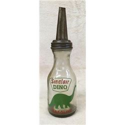 Sinclair Motor Oil Quart Glass Bottle