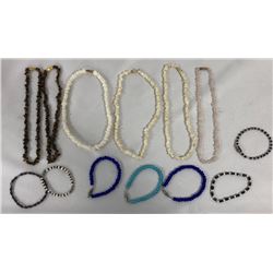 Collection Of Beaded Necklaces And Bracelets