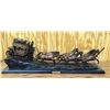 Image 1 : Bronze "Stagecoach" C.M. Russell