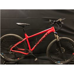 RED NORCO FLUID 7.2+ 11 SPEED FRONT SUSPENSION MOUNTAIN BIKE WITH FULL DISC BRAKES