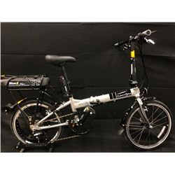 GREY DAHON MARINER D8 ELECTRIC ASSIST 8 SPEED FOLDING BIKE