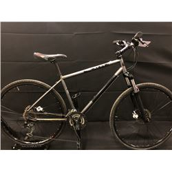 GREY KHS URBAN 27 SPEED FRONT SUSPENSION MOUNTAIN BIKE WITH FULL DISC BRAKES