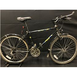 BLACK FILA BLACK TUSK 18 SPEED MOUNTAIN BIKE