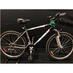GREY SUPERCYCLE INFERNO 21 SPEED FRONT SUSPENSION MOUNTAIN BIKE