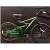 Image 1 : GREY HUFFY ROCK CREEK 18 SPEED FULL SUSPENSION MOUNTAIN BIKE