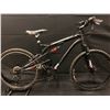 Image 1 : BLACK WICKED 18 SPEED FULL SUSPENSION MOUNTAIN BIKE WITH FRONT DISC BRAKES