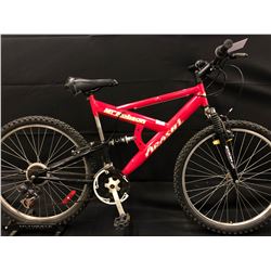 RED ARASHI MT ROBSON 21 SPEED FULL SUSPENSION MOUNTAIN BIKE (MISSING PEDAL)
