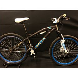 BROWN KRANKED REPUBLIC 21 SPEED FRONT SUSPENSION MOUNTAIN BIKE WITH FRONT DISC BRAKES